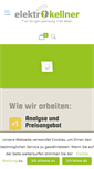 Mobile Screenshot of elektrokellner.de