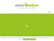 Tablet Screenshot of elektrokellner.de